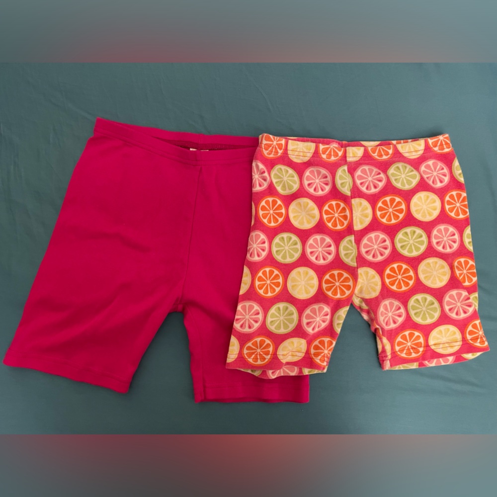 Gymboree Girl 2pcs bike lemon fruit Pink sport Short summer every day size 12